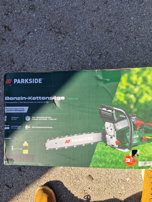 Продавам бензинов трион.