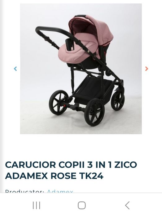 Cărucior 3 în 1 ADAMEX