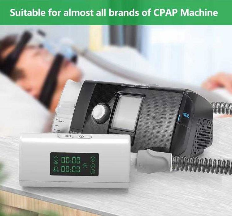 Озонов Дезинфикатор за BiLevel CPAP Апарат за Сънна Апнея Озон Генератор с Чанта и 4 броя Накрайника Озонов Генератор за Почистване на ЦПАП Апарат
