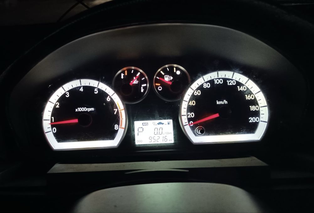 Пересвет панели приборов