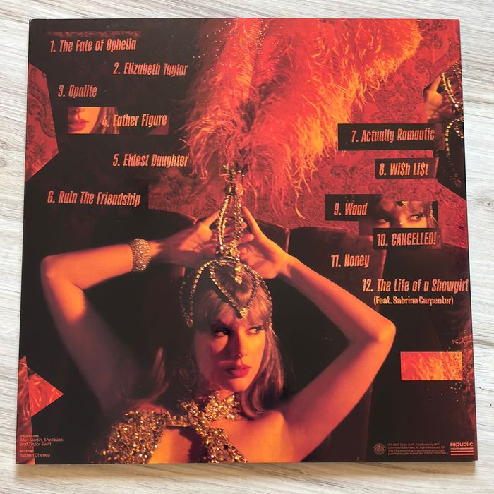 Грамофонна плоча vinyl Taylor Swift - The life of a showgirl