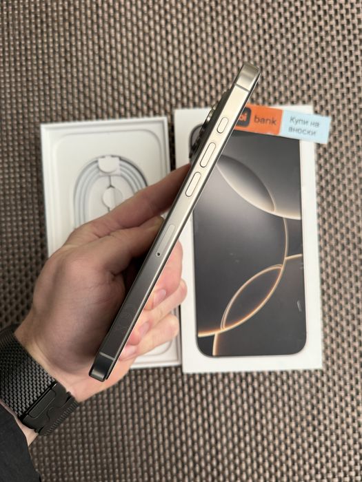 НОВ!iPhone 16 Pro max*ЛИЗИНГ 92лв/м Natural айфон 16 про макс 256