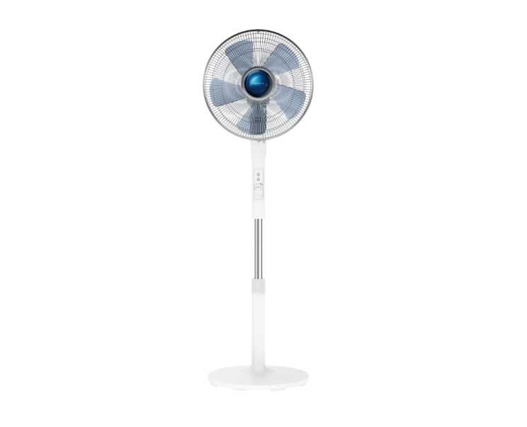 Ventilator podea Rowenta VU5840, 4 trepte, Turbo, alb