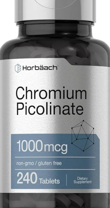 Хром Пиколинат chromium picolinate 1000mg 240 таб Usa