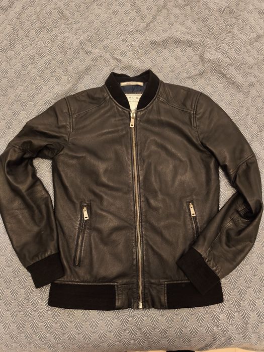 Geaca barbati piele naturala Zara