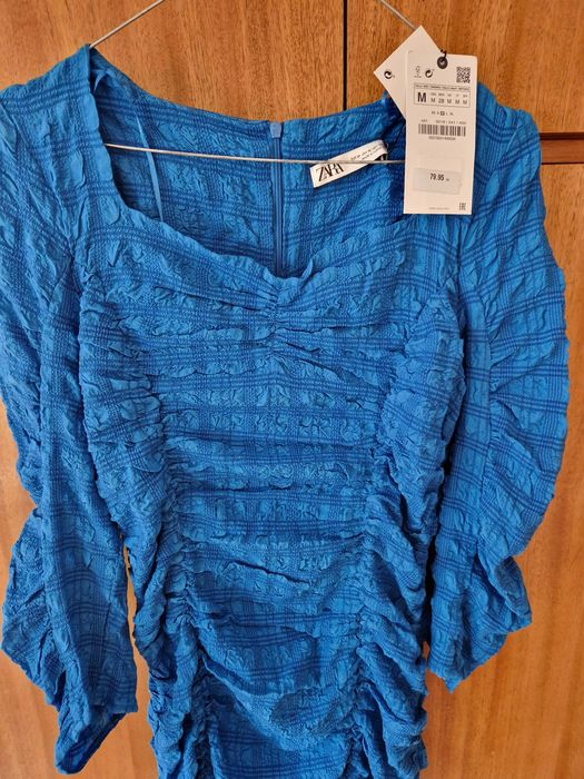 Синя рокля от Зара