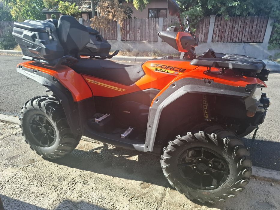 Vând ATV CF MOTO 520l + remorca Repo 2600/1700 basculabila