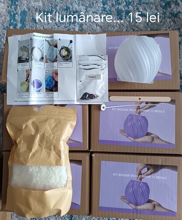 Kit lumanari 10 lei bucata