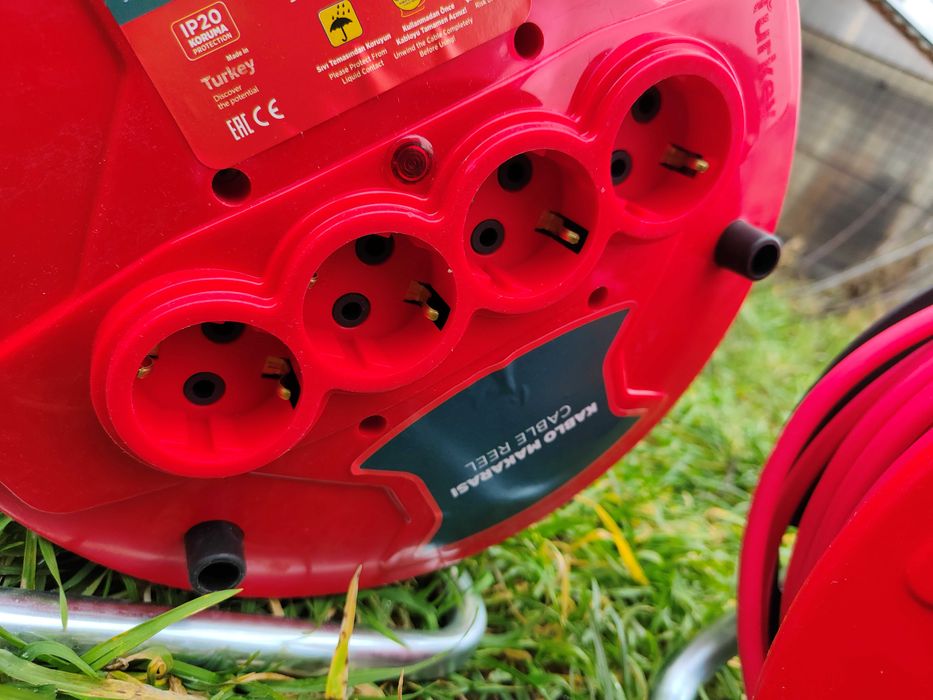 Prelungitor electric Bulmax / Derulator cu tambur, 50M 3*2,5mmp Nou!!!