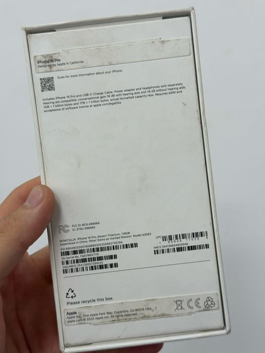 Iphone 16 pro 128gb esim