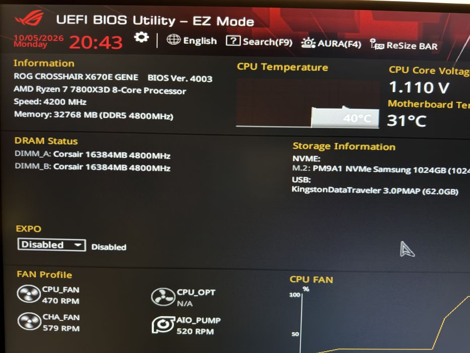 PC Super Silentios, Noctua, NITRO+ RX 9070, 32GB DDR5-6000 RGB ,1TB SSD, ROG X670E GENE, 7800X3D, Jonsbo D33