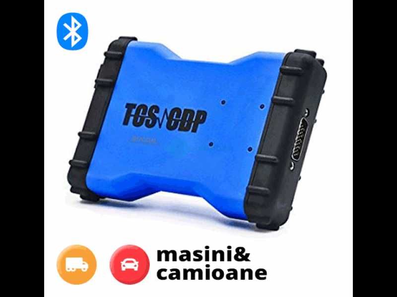 Tester diagnoza auto TCS, turisme, autoutilitare, camioane  bluetooth