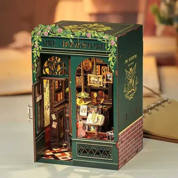 Декорация на Библиотека - BOOK NOOK, разделител за книги, 3D Модел