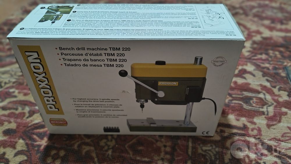 Настольный сверлильный станок PROXXON TBM 220 / Mini parmalash stanogi