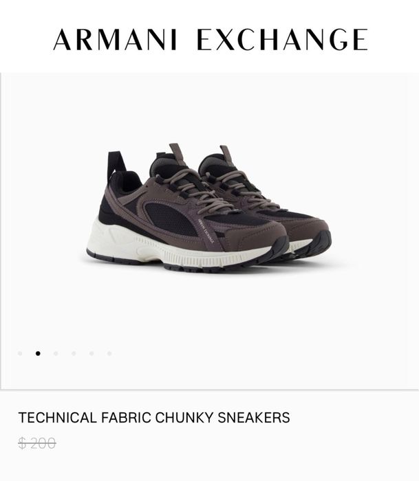 Оригинал Armani Exchange мужские кроссовки