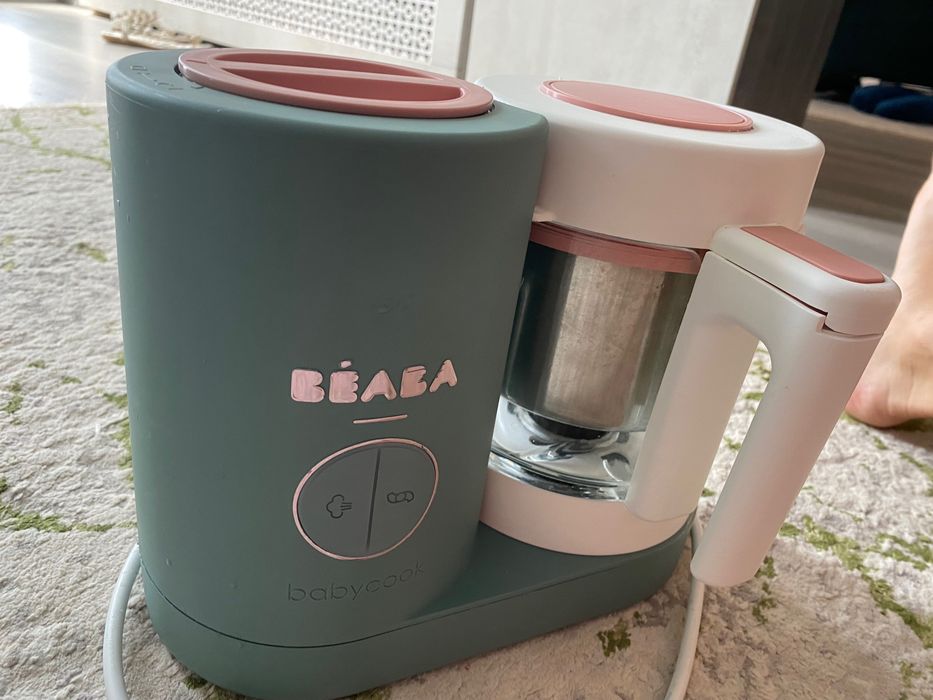Beaba Babycook Neo – aparat 4 în 1, vas sticlă + coș inox