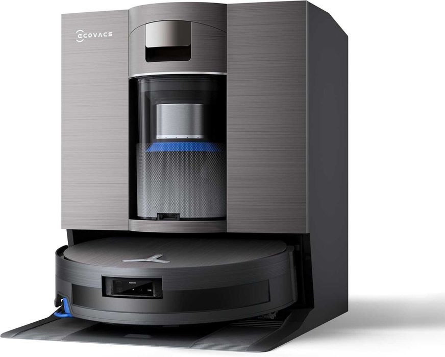 ECOVACS X11 OMNICYCLONE Роботизирана прахосмукачка с функция за моп, струя и 19 500 Pa, изкачване 4 см удължаващ се моп, PureCyclone, авт. изпразване