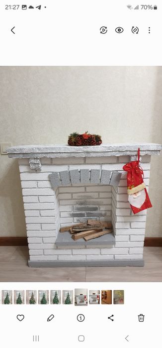 Камин декоративный