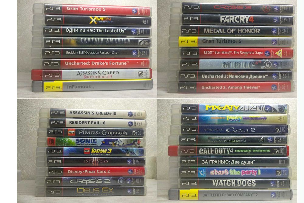 Playstation 3 диски ps3 игры