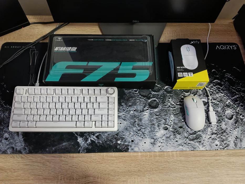 Vând tastatura Aula f75 și mouse xtryfy x8