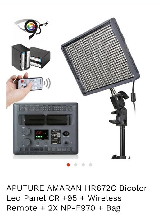 Lampa lumina APUTURE AMARAN HR672C