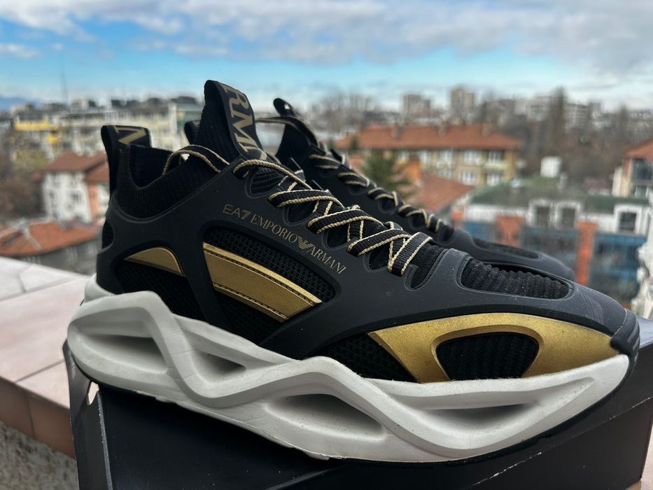 Emporio Armani EA7 Infinity Cage сникърски - луксозни и редки