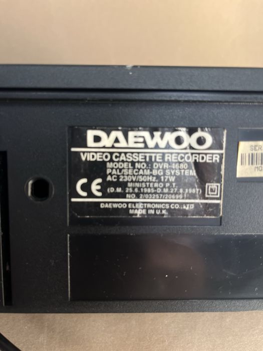 Video Recorder Daewoo