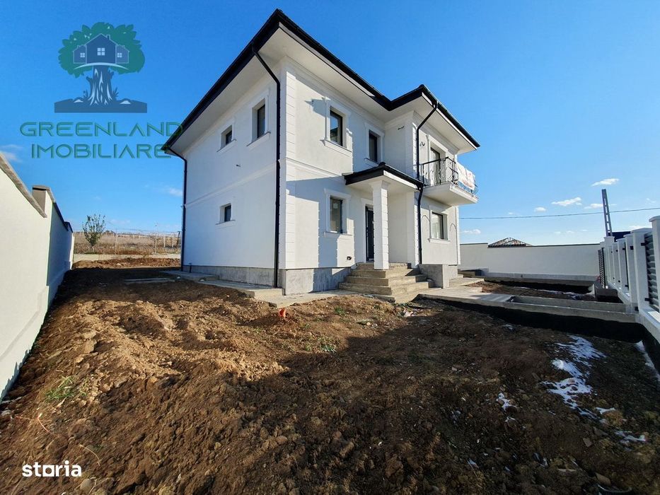 Vila 4 camere, 2 bai, 130mp, teren 550mp, canalizare, BUCIUM - VISAN