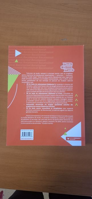 Culegere romana bacalaureat 2027