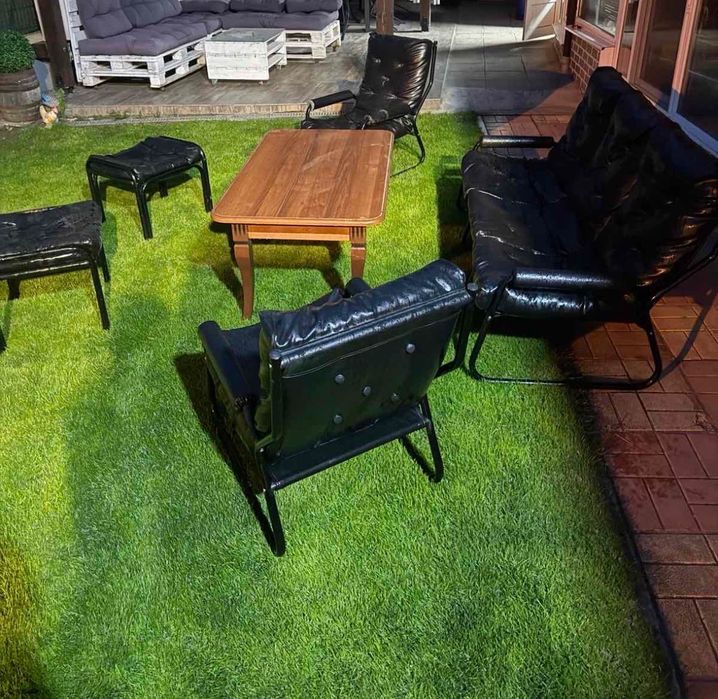 Кожено сепаре от 5 части с маса