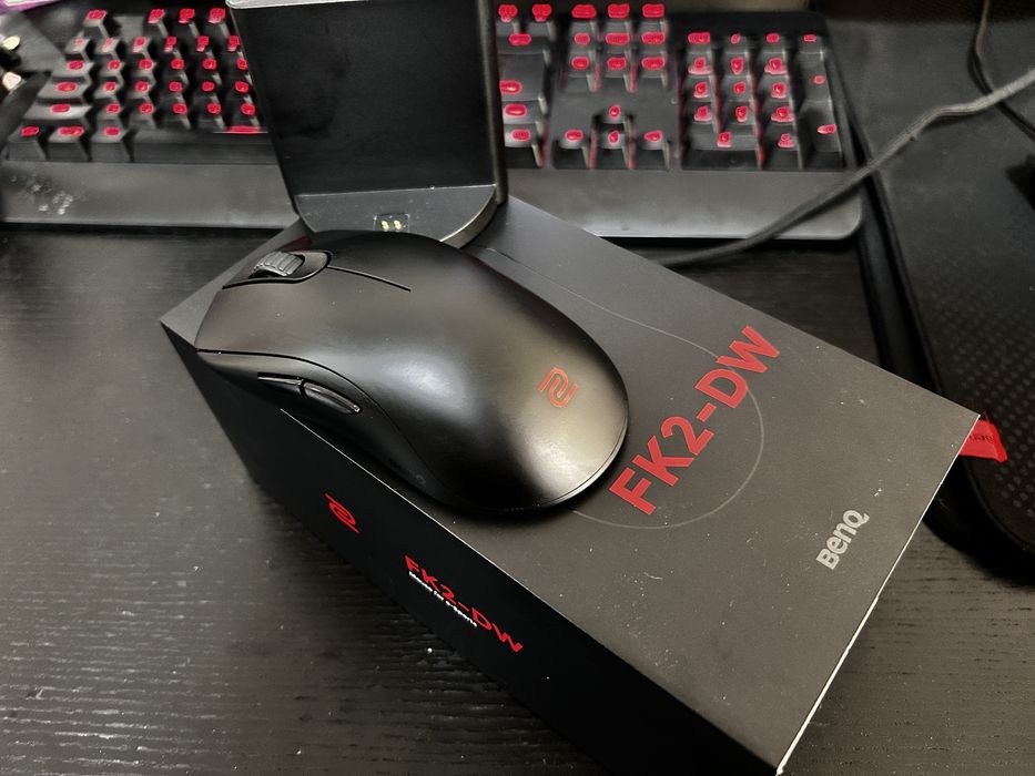 Zowie fk2-dw безжична мишка с подарък zowie ec2