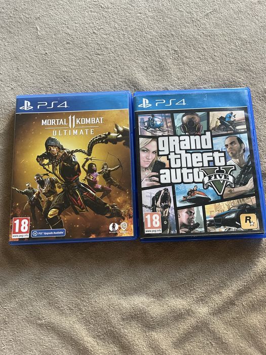 Игри за PS4- GTA 5   Mortal kombat 11 ULTIMATE