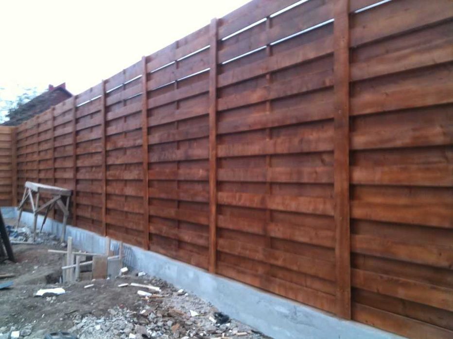 Garduri din panou stil jaluzele, sipca metalica, tabla si alte modele