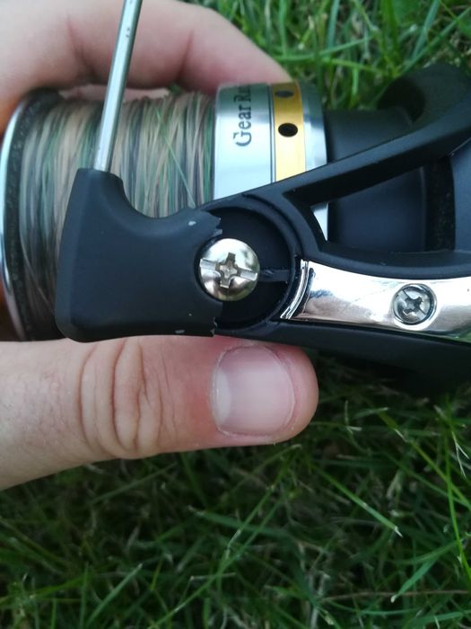 Мощна макара с проблем в бигела.