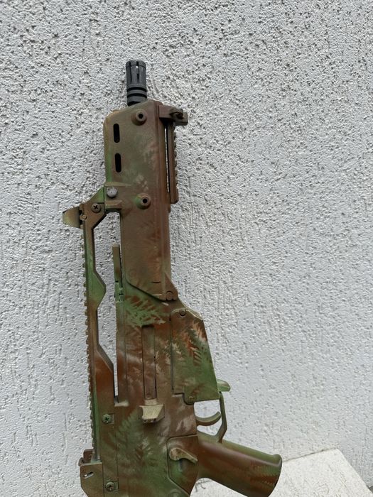 G36C airsoft arma replica armata militara nu paintball camuflaj camo custom paint