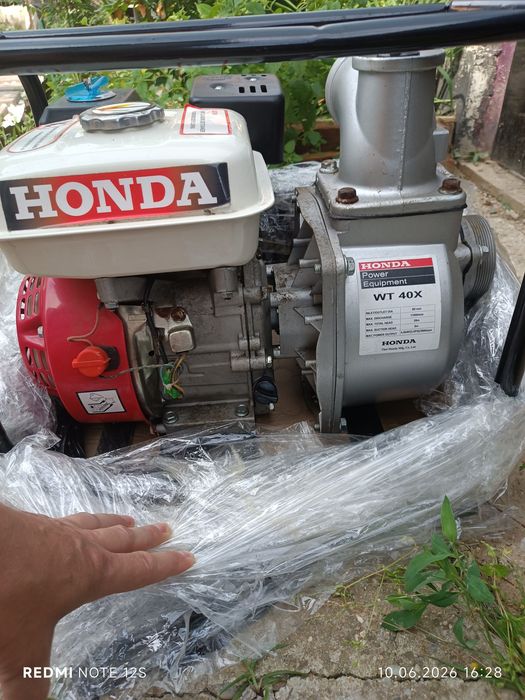 Motopompa Nouă Apă HONDA WT 40 X 6,5 CP 1100 Debit/ min