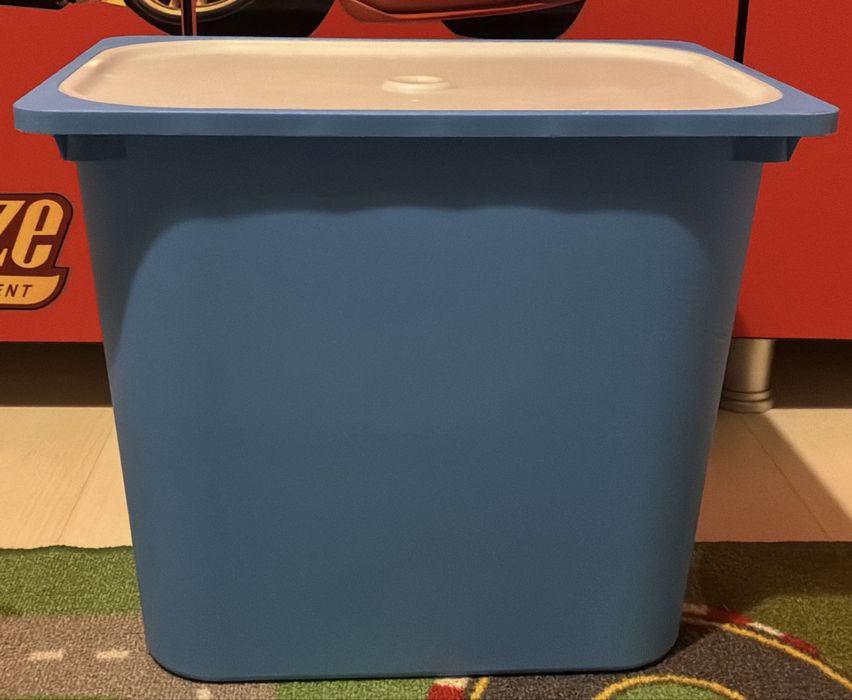 Set cutii depozitare IKEA (albastra + verzi)