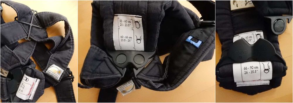 Marsupiu/port bebe BabyBjorn Made in Sweden; multiple reglaje.