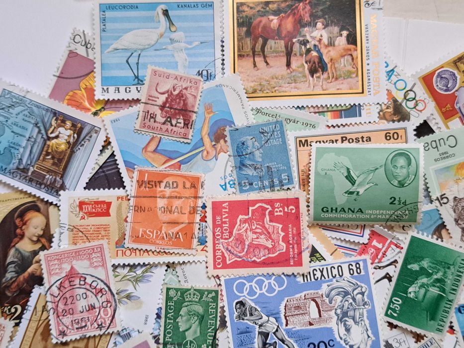 Лот различни пощенски марки над 150 бр., от началото на 20 век