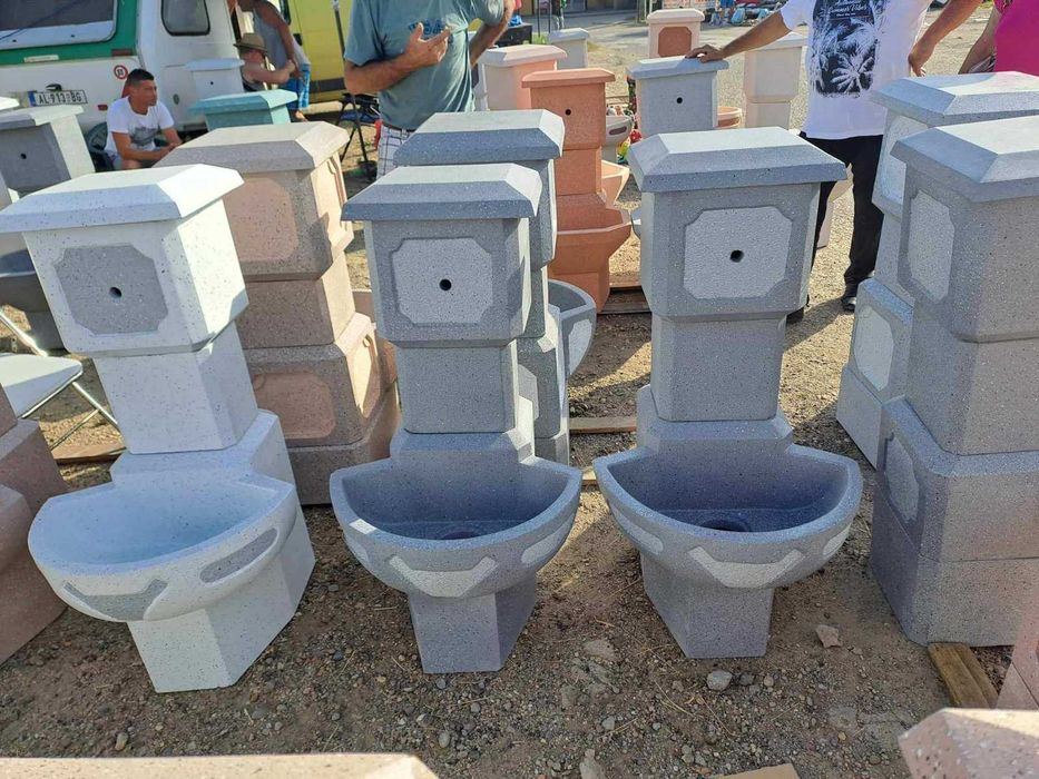 ПОСЛЕДНИ БРОЙКИ! Градински мивки/чешми с мозаечно покрити