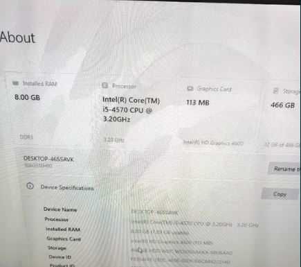 Lenovo ThinkCentre M83 Intel i5-4570 8GB DDR3 500 GB HDD