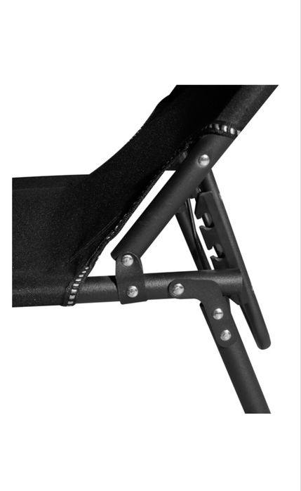 Раскладушка серебристый,черный