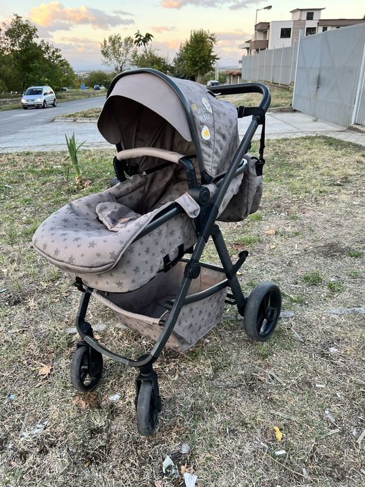 Бебешка количка комбинирана Чиполино кошче за новородено 3 в 1