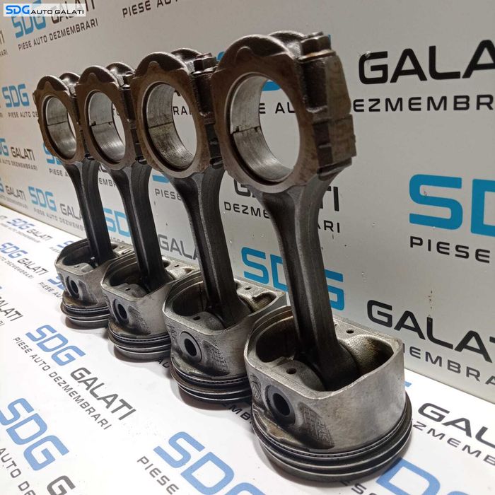 Set Piston Pistoane cu Biela Biele Renault Scenic 1 1.6 B 1997 - 2003 [X1122] [X1123]