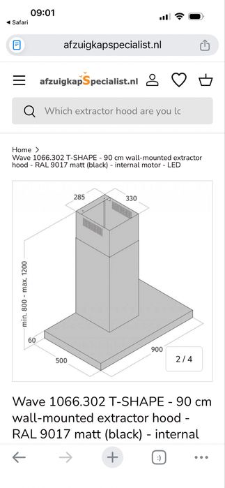 Hotă bucatarie profesionala