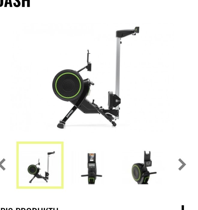 Aparat de vâslit magnetică Zipro Dash 8 niveluri de rezistență iConsole+ Kinomap