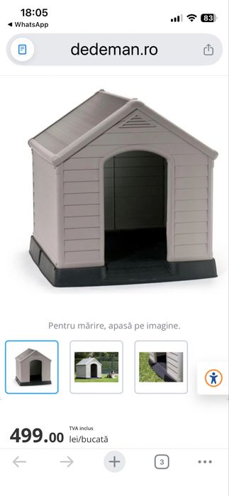 Cusca mare pentru caine