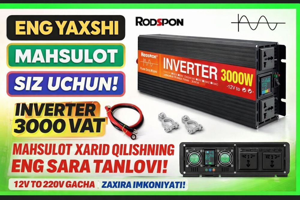 Sinusli Kuchli Invetor Sotiladi.