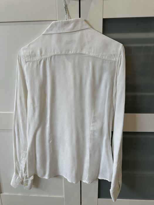 Дамска елегантна бяла риза на Версаче