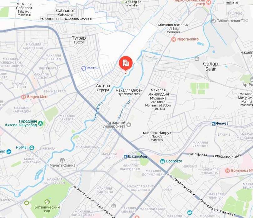 Yu  2х этажный дом 8 комнат, 11,5 соток, берег Боз су, Кибрайский р-н